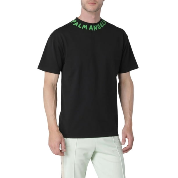 Playera Palm Angels cuello redondo para hombre letras verdes CH