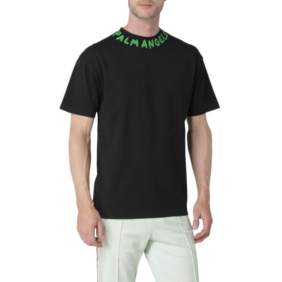 Playera Palm Angels cuello redondo para hombre letras verdes CH