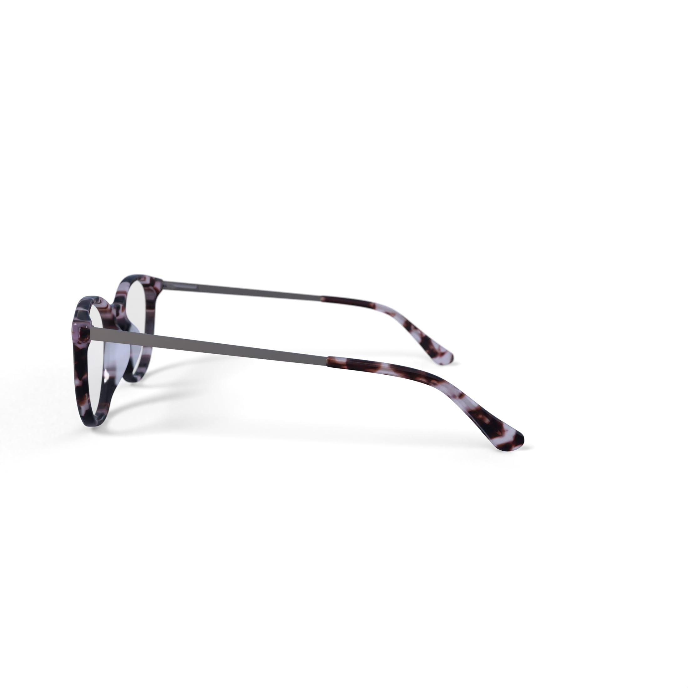 Bio Eyes Women's Cypress Round Prescription Eyeglasses with Case, Brown Tortoise