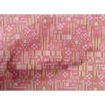 thumbnail image 4 of oneOone Cotton Cambric Fabric Stripe & Square Geometric Print Sewing Fabric BTY 56 Inch Wide, 4 of 4