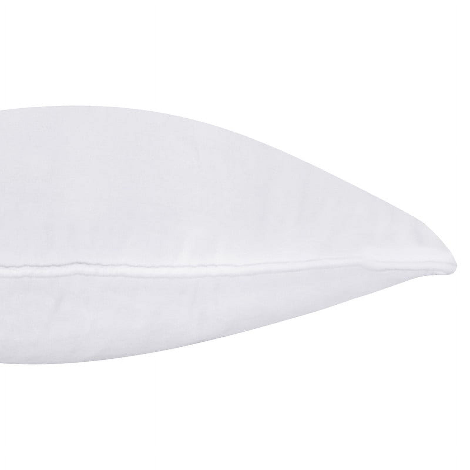 A1HC Hypoallergenic Down Alternative Decorative Throw Pillow, 20x20 in, Square, Pack of 1, White