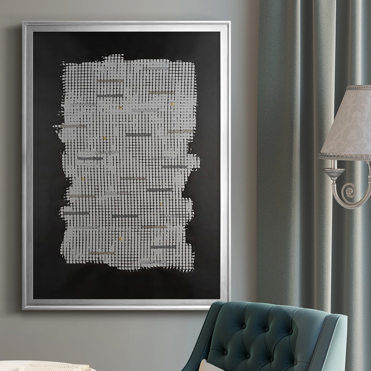 Bits & Bytes I Premium Framed Print, in Gold, Black, or Silver - Ready to Hang