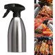 thumbnail image 2 of Botella rociadora de acero inoxidable, botella rociadora con inyector de aceite, aceite de oliva, dispensador portátil de aceite de oliva para recipientes de cocina para barbacoa (500ML) Zhivalor LKX-0944, 2 of 4
