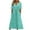 Sky Blue, variant on ATOYSOY Women's Summer Dresses V-Neck Button Eyelet Dress with Pocket Loose Sundresses Short Sleeve Casual Dresses Beach Summer Solid Color (Pink,XXL)