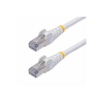 StarTech 15ft White CAT8 Ethernet Cable, Snagless RJ45, 25G/40G, 2000MHz, 100W PoE  , S/FTP, 26AWG Pure Bare Copper, LSZH