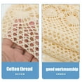 thumbnail image 3 of Minkissy Lace Boho Curtains For Bathroom Khaki Cotton Thread Privacy 1Pack, 3 of 4