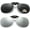 Black+silver+box, variant on 2 pack Driving Glasses Polarized Clip On Sunglasses Rimless Flip Up Anti Glare With box-USA