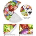 thumbnail image 2 of Coolnut Easter Eggs Christmas Tree Skirt 48", Easter Tree Skirt Double Layers Polyester Easter Tree Skirt for Easter Holiday Party Decoration, 2 of 6