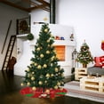 thumbnail image 2 of CNKOO Santa Claus Tree Skirt Creative Printing Christmas Tree Bottom Decoration Christmas Tree Skirt, 2 of 8