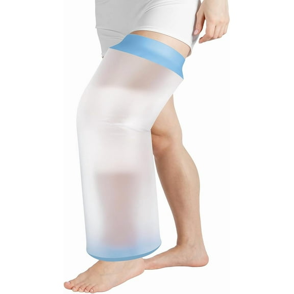 Zolife Reusable Knee Cast Cover for Shower, Waterproof Bandage and Cast Protector for Knee Replacement Surgery