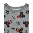 thumbnail image 2 of Super Mario Bros Boys Cotton Sleep Set, Sizes 4-10, 2 of 3