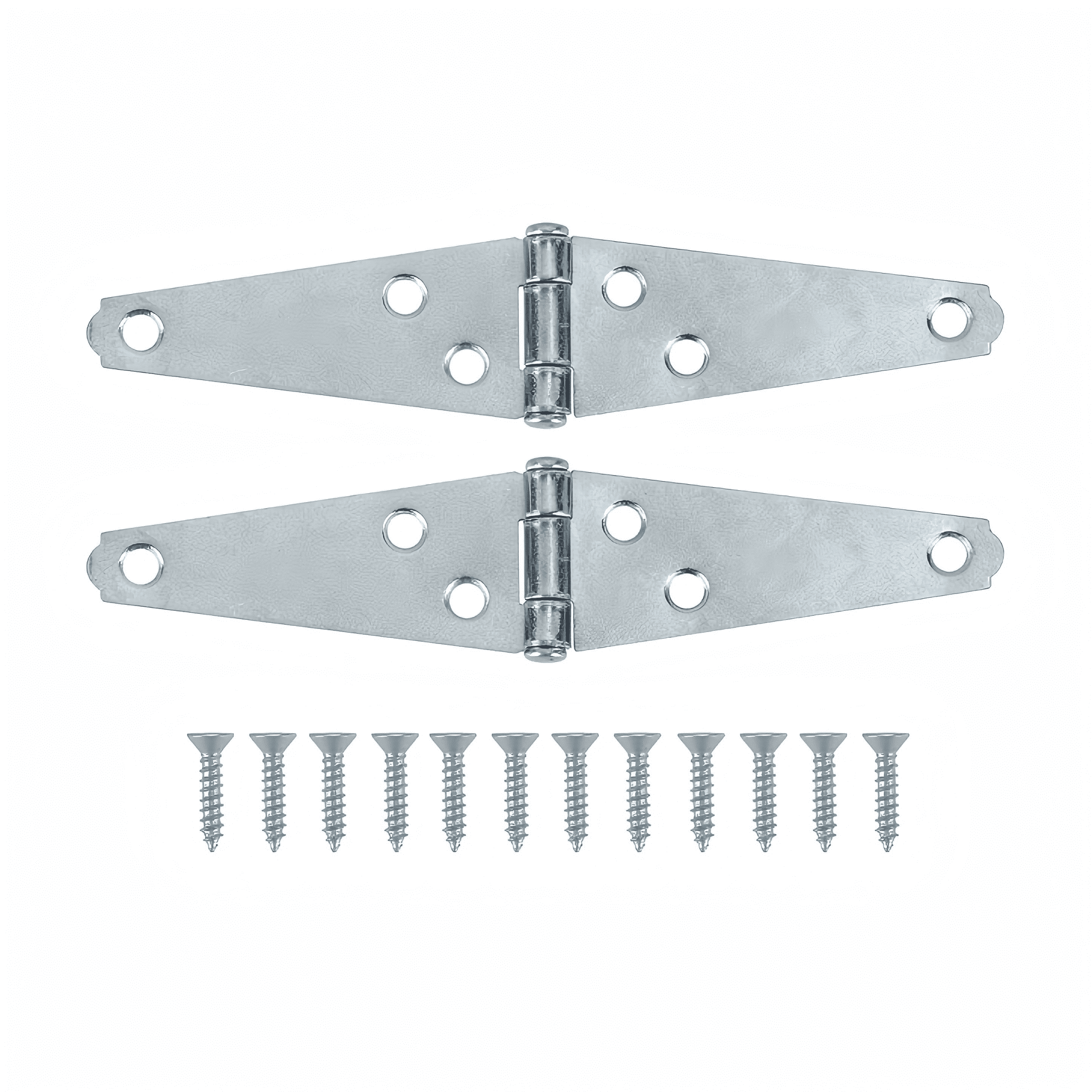 (2 pack) 3 in. Light Strap Hinge, Zinc Plated (2 Pack)