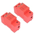 thumbnail image 1 of 2Pcs 2P  Protective Devices Rail Installation Protective Arrester Device With Remote  DC Photovoltaic Arrester, 1 of 8