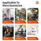 thumbnail image 2 of Thumb Camera 130° Wide Fisheye Lens Mini Camcorder Cycling Recording Clear Display For Home Security Hiking Travel White, 2 of 4