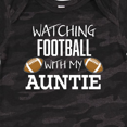 thumbnail image 4 of Inktastic Watching Football with My Auntie Boys or Girls Baby Bodysuit, 4 of 5