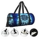 thumbnail image 3 of Fotbe Halloween Trick Or Treat Bolsa Deportiva de Lona Plegable con Estampado, Bolsa de Gimnasio con Bolsillo Seco/Húmedo, Bolsa de Viaje Ultraligera de Gran Capacidad, 3 of 6