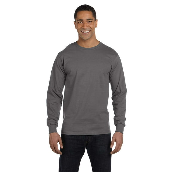 5186 - Hanes Adult Beefy-T Long-Sleeve T-Shirt