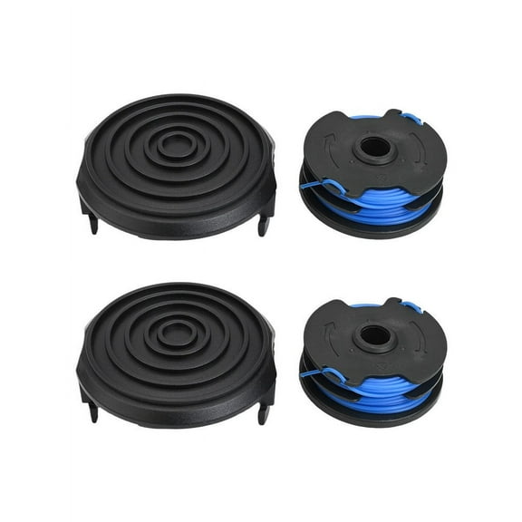 Cost Efficient Replacement Spool Set With Cover For Harbor For Freight For Bauer 20115Eb Electric String Trimmer Reliable Fit