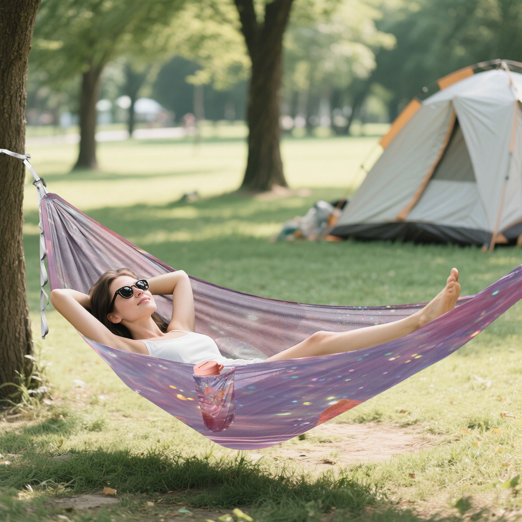 Hammock Camping Hammock Nylon Portable Hammock Travel Camping Hammock Dream Butterfly