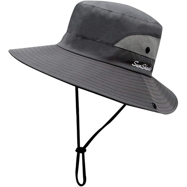 Breathable Wide Brim Boonie Hat UPF 50+ Outdoor UV Protection Sun
