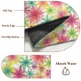 thumbnail image 5 of Summer Watercolor Flowers Area Rugs 5x7 ft Colorful Floral Pastoral Style Washable Rug Non Slip Indoor Carpet Absorbent Floor Mat for Living Room Bedroom Dining Room, 5 of 9