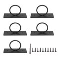 thumbnail image 2 of Hanging Rope Fence Bracket, Sturdy Decorative Rope Supports Holders 5pcs Black  for Hanging Plant, 2 of 7