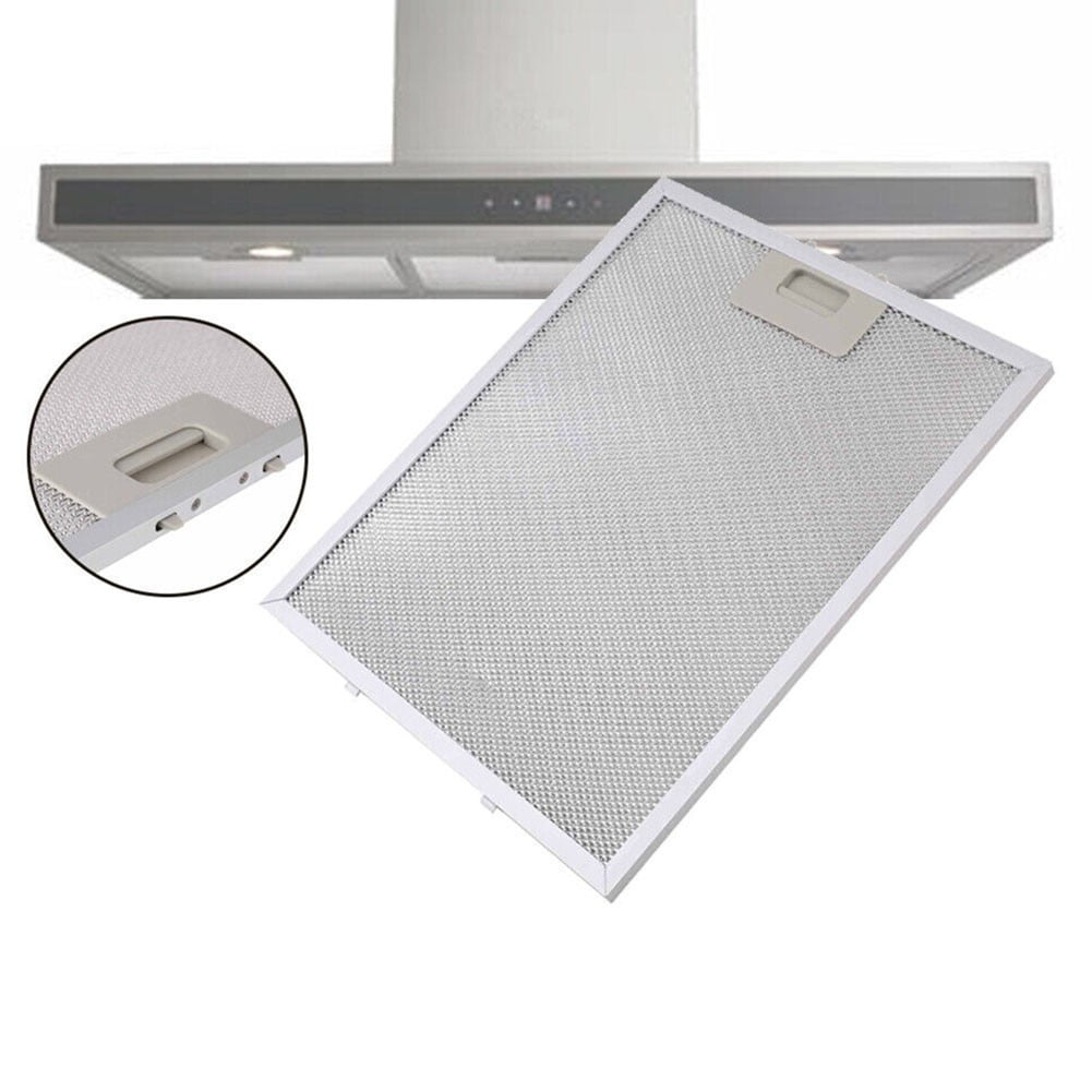 yaaqii 2PCS Aluminum Cooker Hood Filters Metal Mesh Extractor Vent Filter 325x340x9mm