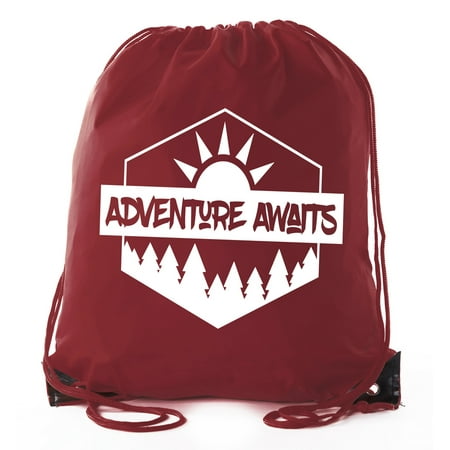 Mato & Hash Camp Drawstring Backpack for All Types of Camps and Birthday Parties