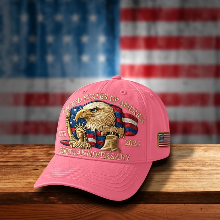 U.S. 250th Anniversary Patriotic Baseball Hat, Eagle  display picture 1