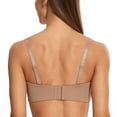 thumbnail image 4 of MELENECA Strapless Bra Minimizer with Underwire for Women Brown 32A, 4 of 5