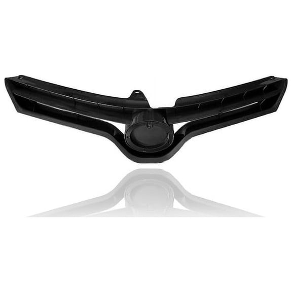 Grille - Compatible/Replacement for '14-16 Toyota Corolla LE/Eco/Plus/Premium - Main Upper Emblem, Primed Gray, With Emblem Provision - 5310002810