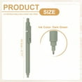 thumbnail image 2 of Uxcell 6 Pack Retractable Pens 0.5mm, Dark Green Gel Ink Pens Retractable Ballpoint Pen Fine Point Smooth Writing Cute for Office Home Supplies Journaling, 2 of 6
