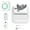 Blue Printer, variant on 5 Roll Mini Printer Photo Paper TeqHome 57x25mm Thermal Paper White Plate Printer Fit for Portable Pocket Wireless Thermal Printer