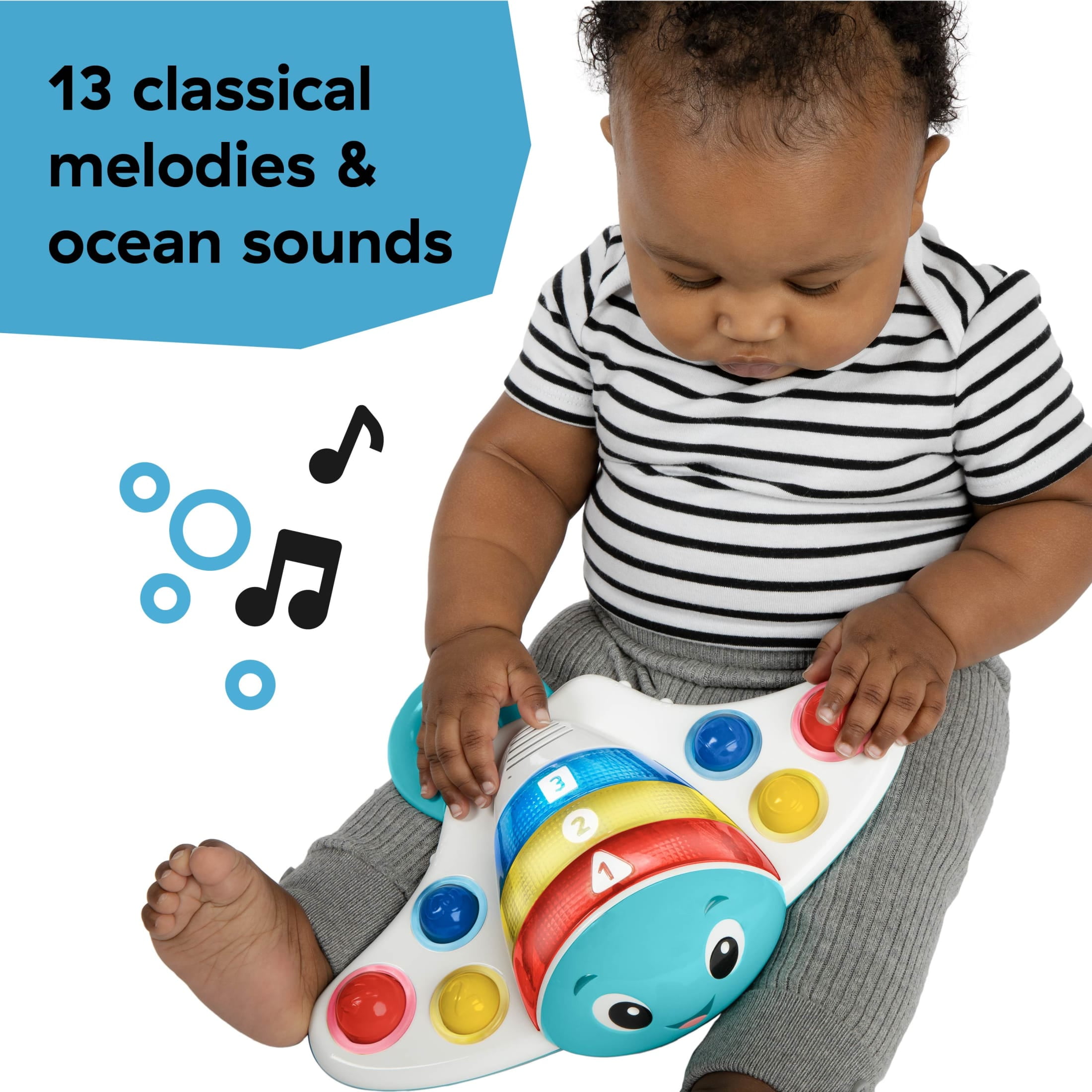 Baby Einstein Pop & Explore Stingray Shape Sorting Toy for Baby, Ages 6 Months +