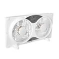 thumbnail image 5 of Perfect Aire 9 in. H 3 speed Electronically Reversible Twin Window Fan Remote Control, 5 of 7