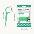 thumbnail image 6 of 150pcs/Bag, Mint Floss Stick, Water Floss Stick, Refreshing Mint Floss Stick - Oral Care Cleaning Interdental Tools, 6 of 9
