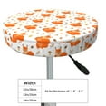 thumbnail image 4 of Kdxio Cartoon Squirrel Print Stool Covers Round,Stretch Round Bar Stool Covers Washable Bar Stool Cushion Slipcover for 12-15 Inch Chair, 4 of 7