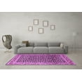 thumbnail image 3 of Ahgly Company Indoor Rectangle Persian Purple Traditional Area Rugs, 6' x 9', 3 of 4