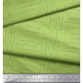 thumbnail image 2 of Soimoi Green Velvet Fabric Heart & Arrow Tribal Print Fabric by the Yard 58 Inch Wide, 2 of 3