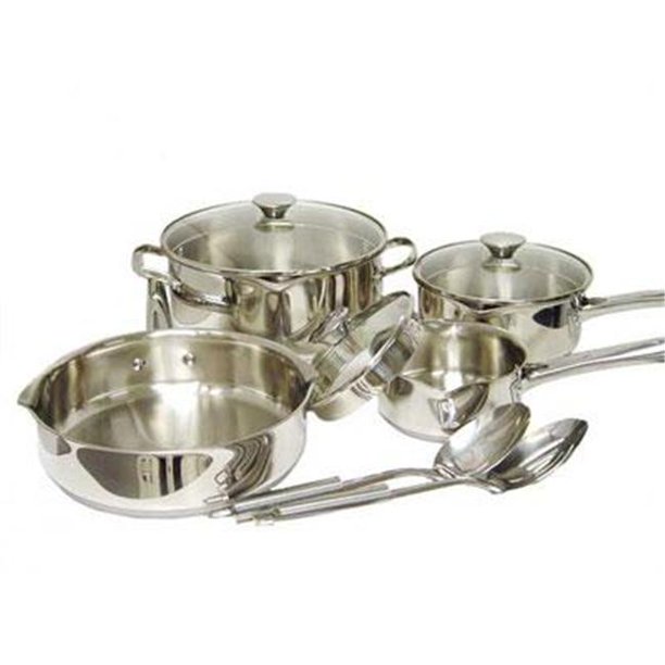 Wearever Cook and Strain 10Piece Stainless Steel Cookware Set