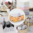 thumbnail image 4 of Foldable Fabric Storage Bin Home Cubes Clothing Organizer Bins Large Collapsible Box Basket for Home Organizer Happy Snowman, 4 of 7