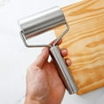 thumbnail image 4 of Single Handed Rolling Pin, Stainless Steel Labor-saving Dumpling Skin Rolling Pin, New Type of Dough Skin Handheld Rolling Pin, 4 of 9