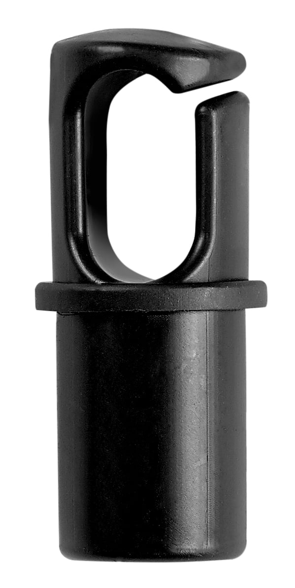 Machrus Upper Bounce Universal Trampoline Pole Cap Fit's 1" or 1.5" Diameter Pole - set of 8 - Black