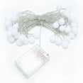 thumbnail image 1 of Mini luces LED navideñas de 19,6 pies y 40 piezas, alimentadas por batería para interiores y exteriores, jardines, patios y vacaciones, 1 of 5