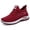 Red, variant on YOUYEDIAN Orthopedic Shoes for Women Arch Support Non Slip Slip on Tennis Shoes Wide Width Knitted Mesh Stretch Business Casual Shoes Soft 2026 New Orthopedic Shoes (Purple)