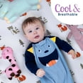 thumbnail image 6 of GROW WILD Forest Crib Sheets 3 Pack | Soft Crib Sheets for Boys and Girls | Crib Sheets Neutral Grey | Stretchy Forest Crib Sheet - Nicely Fit Crib Mattress Sheet (Forest Fun), 6 of 8