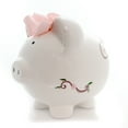 thumbnail image 2 of Child To Cherish I Love Paisley Piggy Bank - One Bank 7.75 Inch, Ceramic - Save Coins 3613, 2 of 4