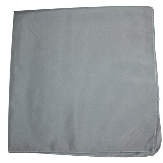 Daydana Lot de 72 Bandanas 100 % Unis - Lot de Gros (Gris)
