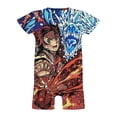 thumbnail image 4 of Demon Slayer Baby Romper Short Sleeve Bodysuits Soft Rompers Summer Clothes One-Piece Jumpsuits Outfits 3-6M, 4 of 7