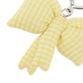 thumbnail image 3 of Unique Bargains 1 Pc Handbag Charm Plaid Bow Handbag Accessories Yellow, 3 of 6